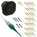 D38999/24WD35PN by Amphenol Aerospace Operations - CONNECTOR RECPT MALE 37POS GOLD CRIMP