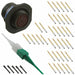 D38999/24WD35SN by Amphenol Aerospace Operations - CONNECTOR RECPT FMALE 37POS GOLD CRIMP
