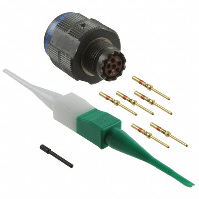 D38999/26WA35PN by Amphenol Aerospace Operations - CONNECTOR PLUG MALE 6POS GOLD CRIMP