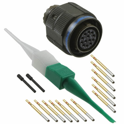 D38999/26WB35SN by Amphenol Aerospace Operations - CONNECTOR PLUG FMALE 13POS GOLD CRIMP