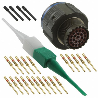 D38999/26WC35PN by Amphenol Aerospace Operations - CONNECTOR PLUG MALE 22POS GOLD CRIMP