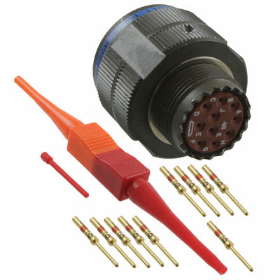 D38999/26WC98PN by Amphenol Aerospace Operations - CONNECTOR PLUG MALE 10POS GOLD CRIMP