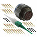 D38999/26WD35PN by Amphenol Aerospace Operations - CONNECTOR PLUG MALE 37POS GOLD CRIMP
