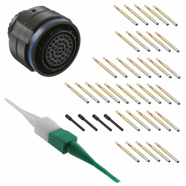 TV06RW-15-35JD by Amphenol Aerospace Operations - CONNECTOR PLUG FMALE 37POS GOLD CRIMP