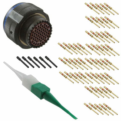 D38999/26WE35PN by Amphenol Aerospace Operations - CONNECTOR PLUG MALE 55POS GOLD CRIMP