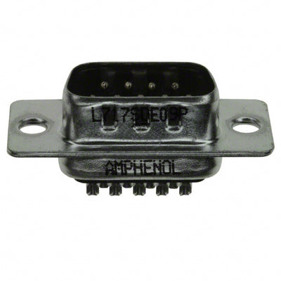 L717SDE09P by Amphenol ICC (Commercial Products) - CONNECTOR D-SUB PLUG 9POS SLDR CUP