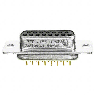 L77DA15SU by Amphenol ICC (Commercial Products) - CONNECTOR D-SUB RCPT 15POS VERT SLDR