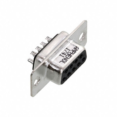 L77SDE09S by Amphenol ICC (Commercial Products) - CONNECTOR D-SUB RCPT 9POS SLDR CUP