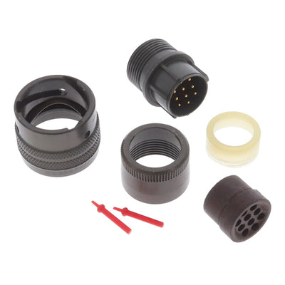 MS3116E12-10P by Amphenol Industrial Operations - CONNECTOR PLUG MALE 10P GOLD SLDR CUP