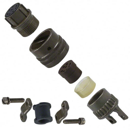 PT06E-12-8S(SR) by Amphenol Industrial Operations - CONNECTOR PLUG FMALE 8P GOLD SLDR CUP