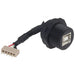 USBBF7 by Amphenol Socapex - CONNECTOR USB B RCPT W/CORD-5PIN
