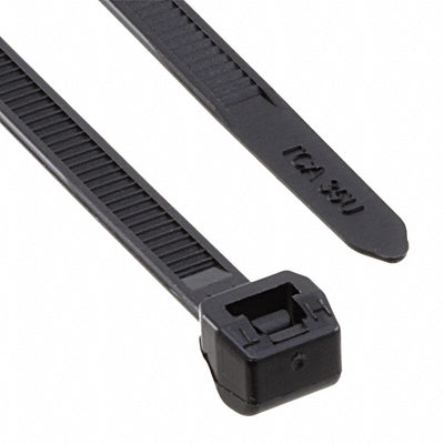 118-00110 by HellermannTyton - CABLE TIE LOCKING BLK 50LBS 5.91