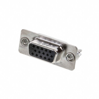 9561515512 by HARTING - CONNECTOR D-SUB HD RCPT 15P VERT SLDR