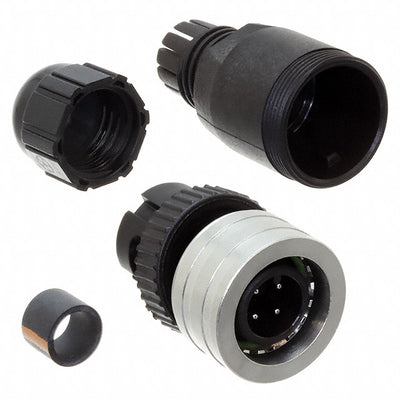 1200850003 by Molex - CONNECTOR PLUG MALE 4POS GOLD SCREW