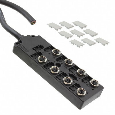 1202480050 by Molex - MPIS M12 PNP 5P 8PT BK 10M DUAL