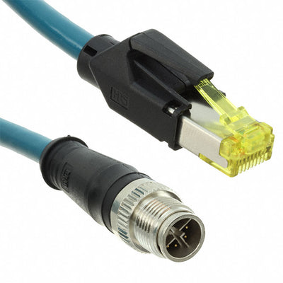 1203410500 by Molex - CORDSET M12 TO RJ45 CAT6A BLUE P