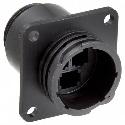 206036-2 by TE Connectivity AMP Connectors - CONNECTOR RECPT HSNG MALE 3POS PNL MT