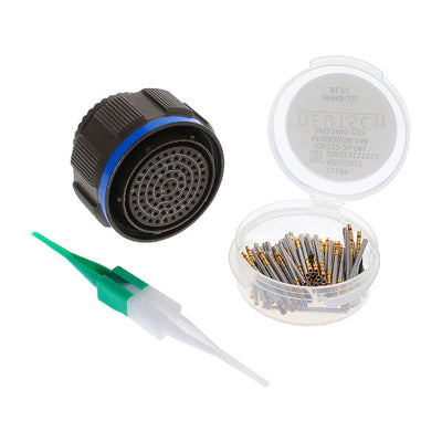 D38999/26WG35SN by TE Connectivity Deutsch Connectors - CONNECTOR PLUG FMALE 79POS GOLD CRIMP