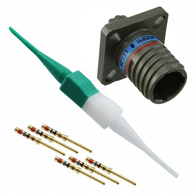 D38999/20JA35PN by TE Connectivity Deutsch Connectors - CONNECTOR RECPT MALE 6POS GOLD CRIMP