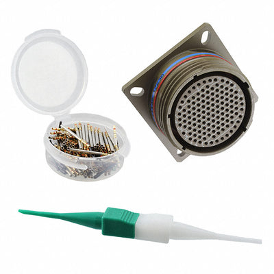 D38999/20WJ35SN by TE Connectivity Deutsch Connectors - CONNECTOR RECPT FMALE 128P GOLD CRIMP