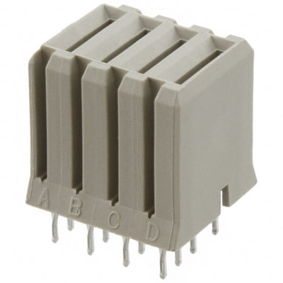 120953-1 by TE Connectivity AMP Connectors - CONNECTOR RECPT BLADE PWR 4POS PCB