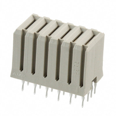 120953-3 by TE Connectivity AMP Connectors - CONNECTOR RECPT BLADE PWR 6POS PCB