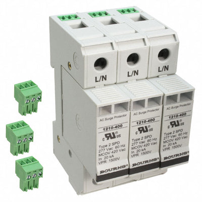 1210-3S-400 by Bourns Inc. - SPD AC 3W+G 277VAC