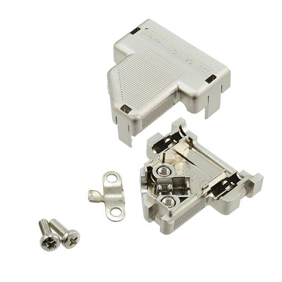 DE12107354 by ITT Cannon, LLC - CONNECTOR BACKSHELL 9P 50DEG SHLD 5PC