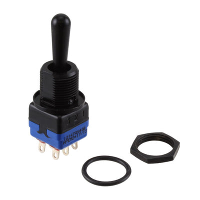 12147AGX408 by APEM Inc. - SWITCH TOGGLE DPDT 4A 125V