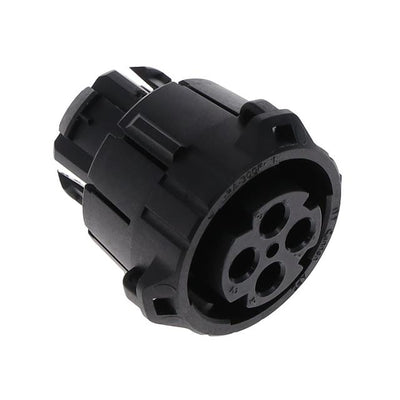 121583-0000 by ITT Cannon, LLC - APD PLUG SKT 4 BLK