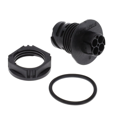 121583-0008 by ITT Cannon, LLC - APD RECP J/N PIN 4 BLK