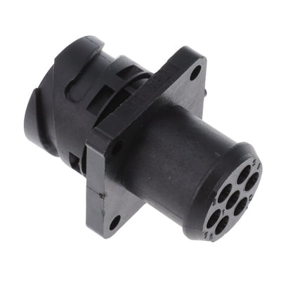 121583-0020 by ITT Cannon, LLC - APD RECP FLG PIN 7 BLK
