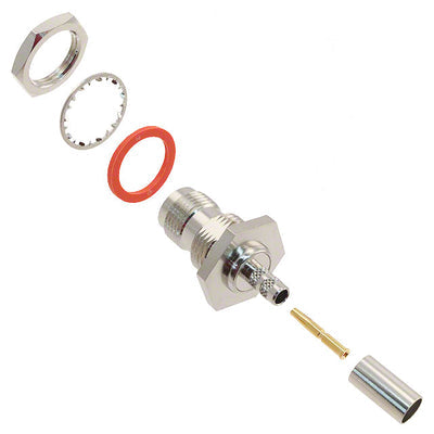 122363 by Amphenol RF - CONNECTOR TNC JACK STR 50 OHM CRIMP