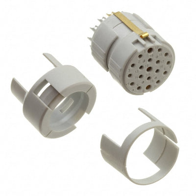 1224440000 by Weidmuller - CONNECTOR MALE INSERT 19P SOLDER CUP