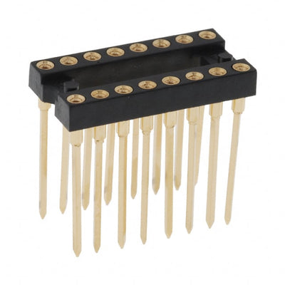 123-13-316-41-001000 by Mill-Max Manufacturing Corp. - CONNECTOR IC DIP SOCKET 16POS GOLD