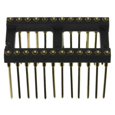 123-13-624-41-001000 by Mill-Max Manufacturing Corp. - CONNECTOR IC DIP SOCKET 24POS GOLD