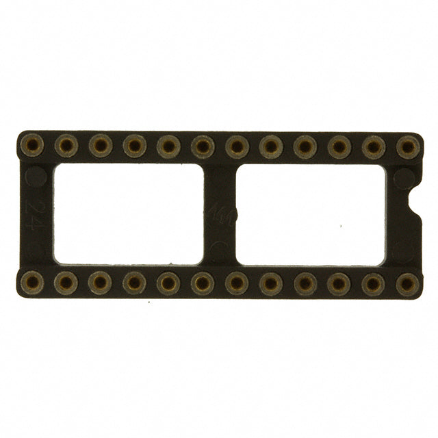 123-43-424-41-001000 by Mill-Max Manufacturing Corp. - CONNECTOR IC DIP SOCKET 24POS GOLD