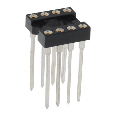 123-93-308-41-001000 by Mill-Max Manufacturing Corp. - CONNECTOR IC DIP SOCKET 8POS GOLD