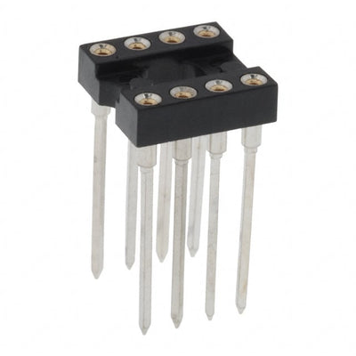 123-43-308-41-001000 by Mill-Max Manufacturing Corp. - CONNECTOR IC DIP SOCKET 8POS GOLD