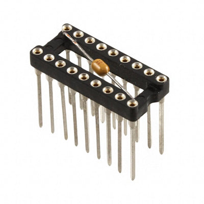 123-93-318-41-801000 by Mill-Max Manufacturing Corp. - CONNECTOR IC DIP SOCKET 18POS GOLD