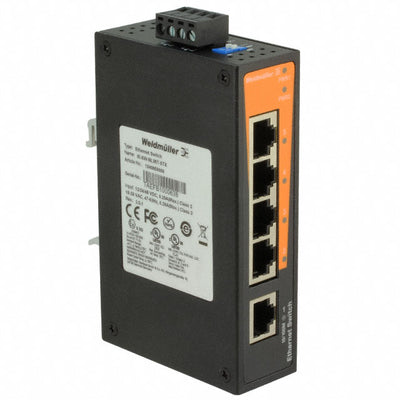 1240850000 by Weidmuller - NETWORK SWITCH-UNMANAGED 5 PORT