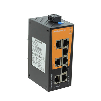 1240900000 by Weidmuller - NETWORK SWITCH-UNMANAGED 8 PORT