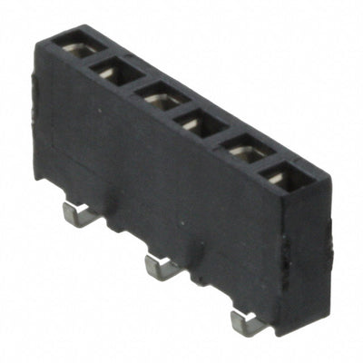 1241152-6 by TE Connectivity AMP Connectors - CONNECTOR RECPT 6POS 0.1 GOLD SMD
