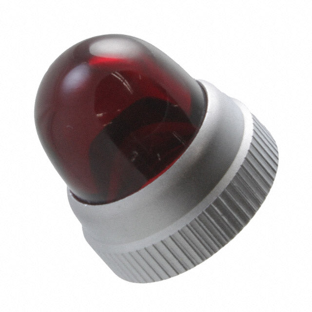 1251191403 by Dialight - LENS RED PANEL MOUNT THREADED