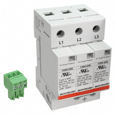 1250-3S-230 by Bourns Inc. - SPD AC 3W+G 230VAC