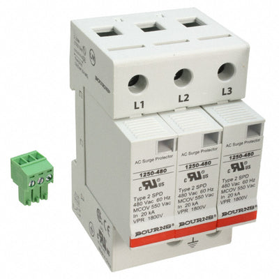 1250-3S-480 by Bourns Inc. - SPD AC 3W+G 600VAC