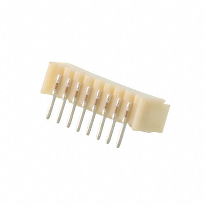 125SH-A-08-TR by Adam Tech - CONNECTOR HEADER R/A 8POS 1.25MM