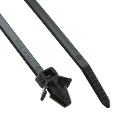 126-00042 by HellermannTyton - CABLE TIE LOCKING BLK 18LBS 4.45