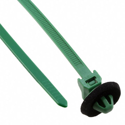 126-03100 by HellermannTyton - CABLE TIE LOCKING GREEN 50LBS 6.3