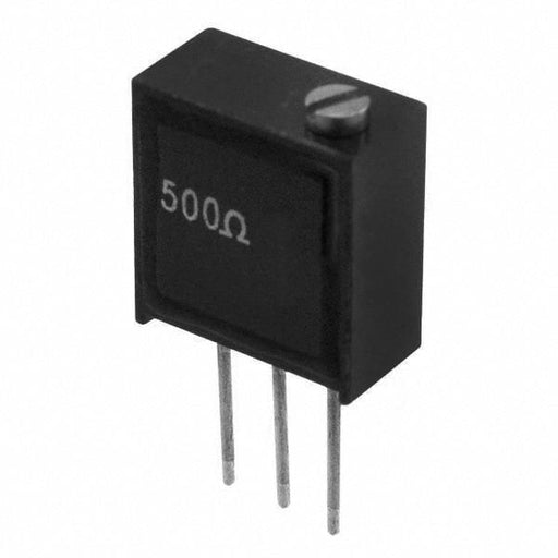 Y406950R0000J9L by Vishay Foil Resistors (Division of Vishay Precision Group) - TRIMMER 50 OHM 0.25W PC PIN SIDE